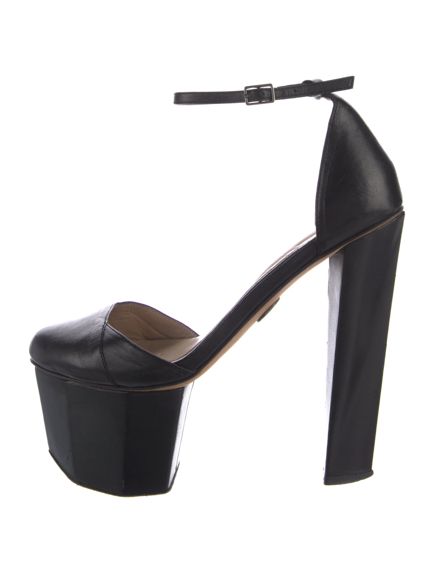 Olcay Gulsen Leather D'Orsay Pumps