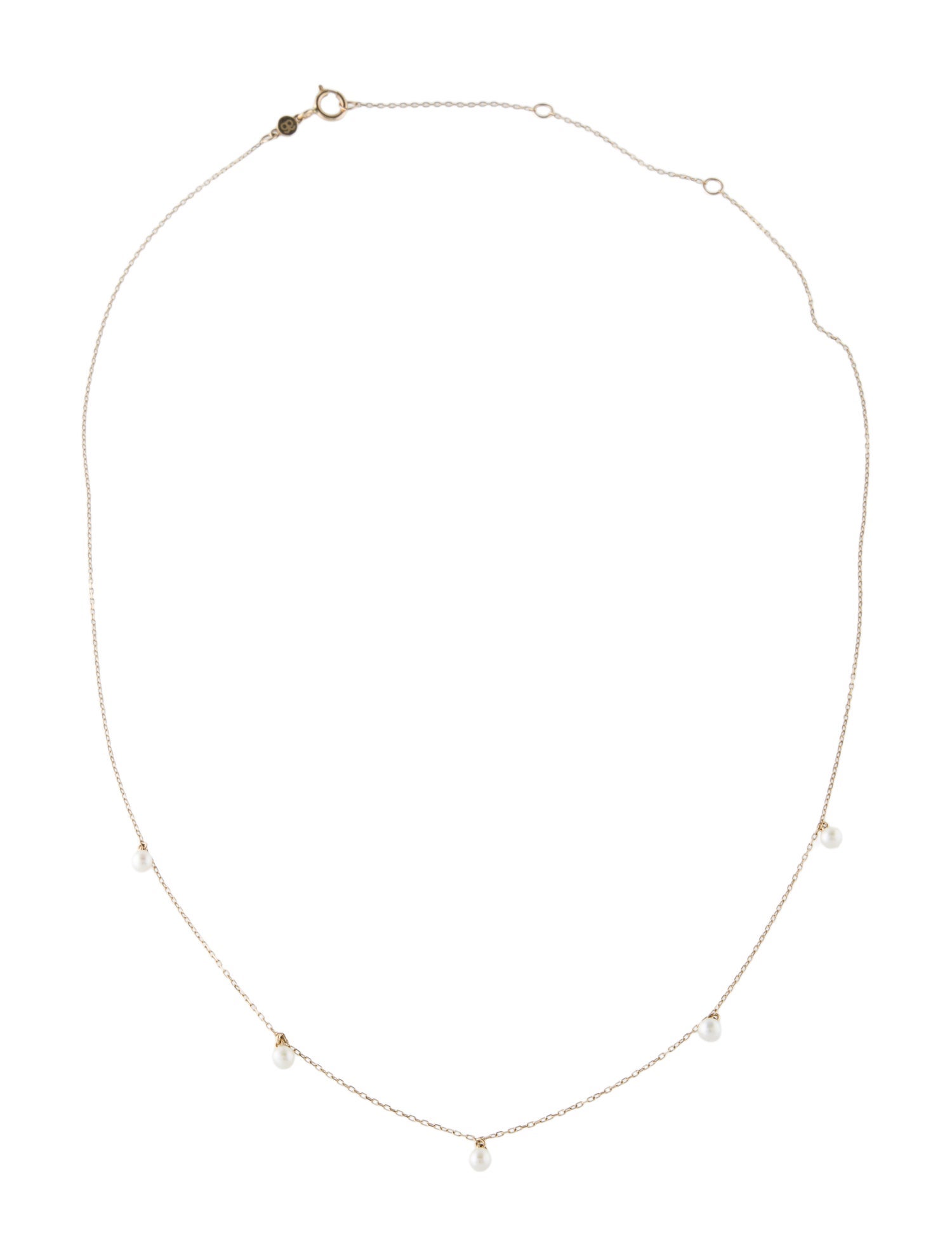 Gorjana 14K Pearl Flutter Necklace