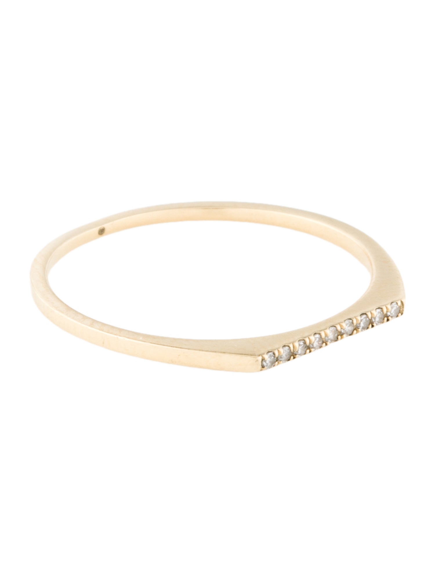 Gorjana 14K Diamond Bar Ring