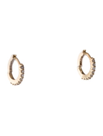 Gorjana Diamond Pavé Huggie Earrings