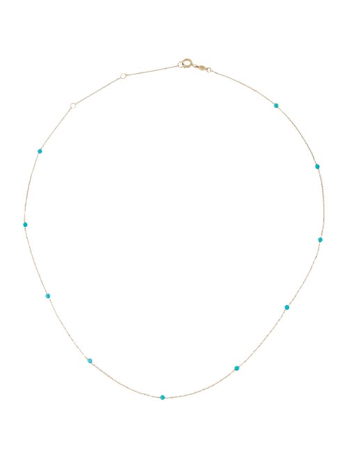 Gorjana 14K Turquoise Newport Necklace