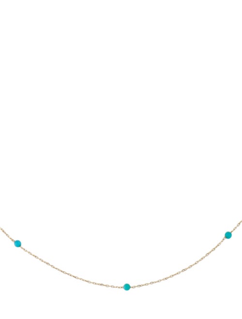 Gorjana 14K Turquoise Newport Necklace