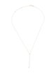 Gorjana 14k Pearl Lariat Necklace
