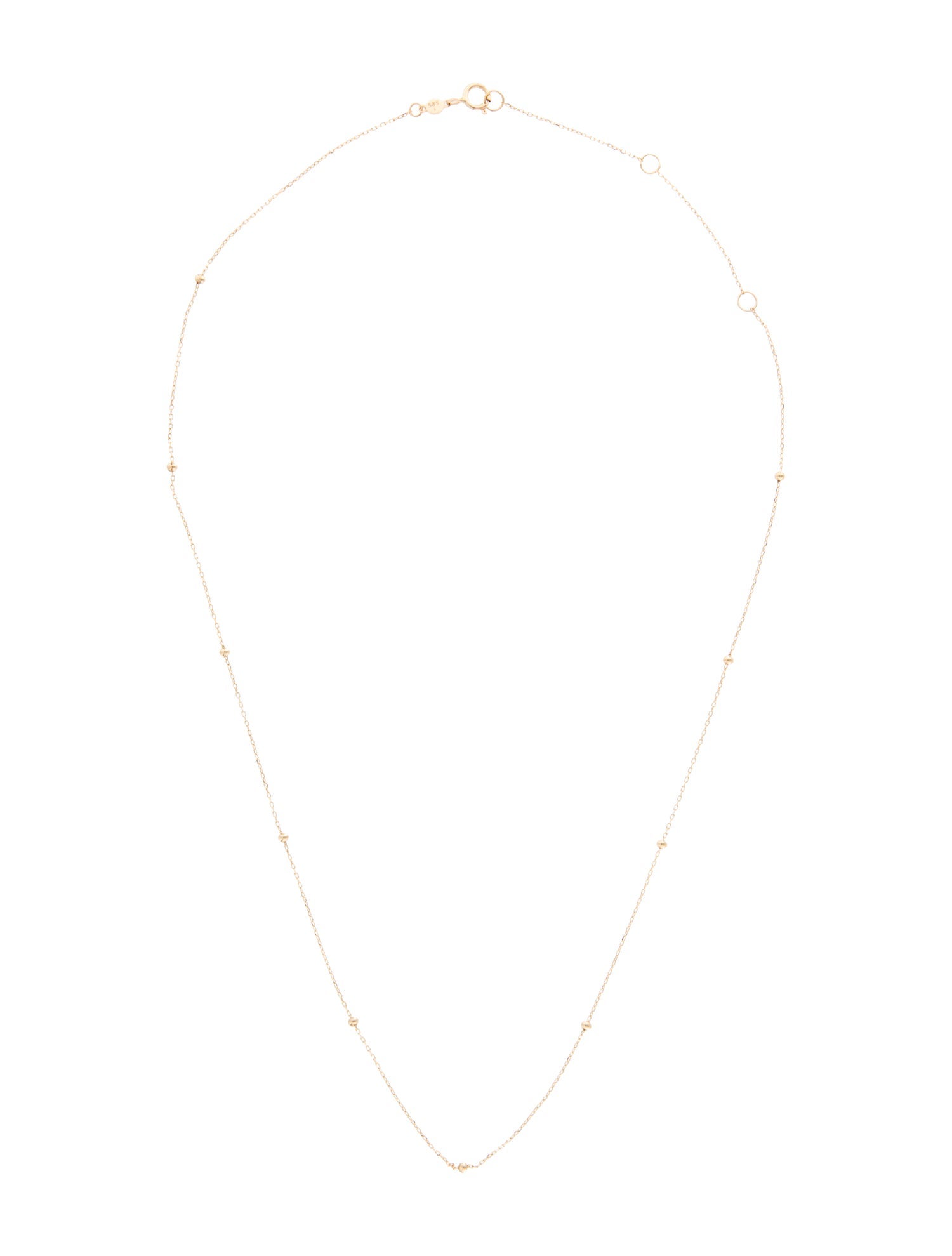 Gorjana 14K Newport Station Necklace