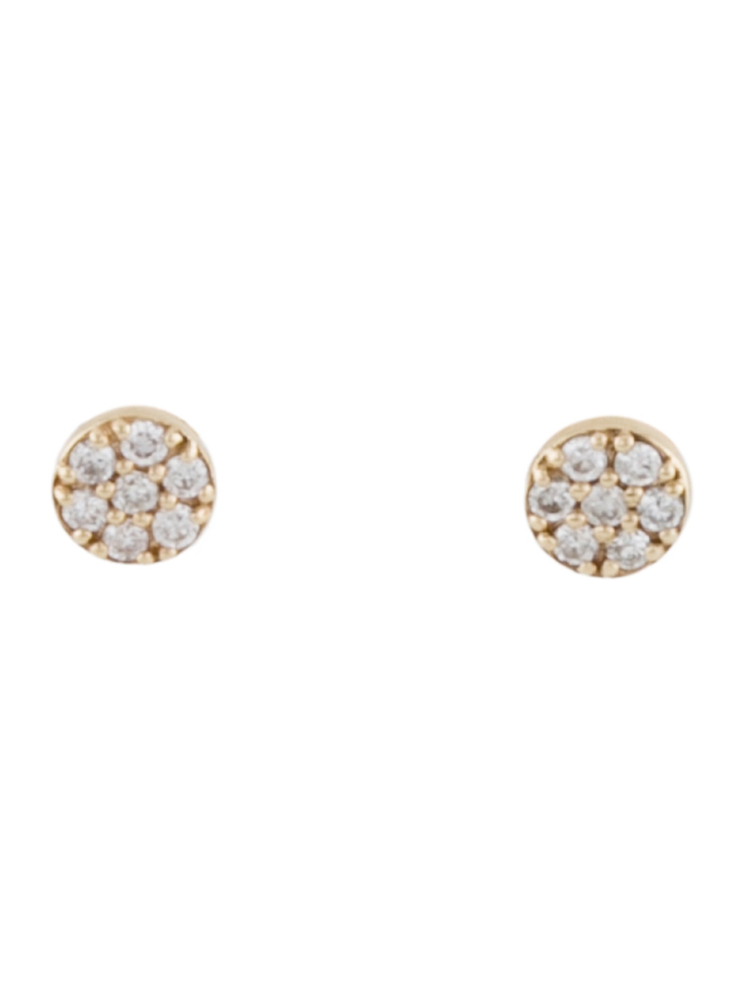 Gorjana 14K Diamond Pavé Stud Earrings