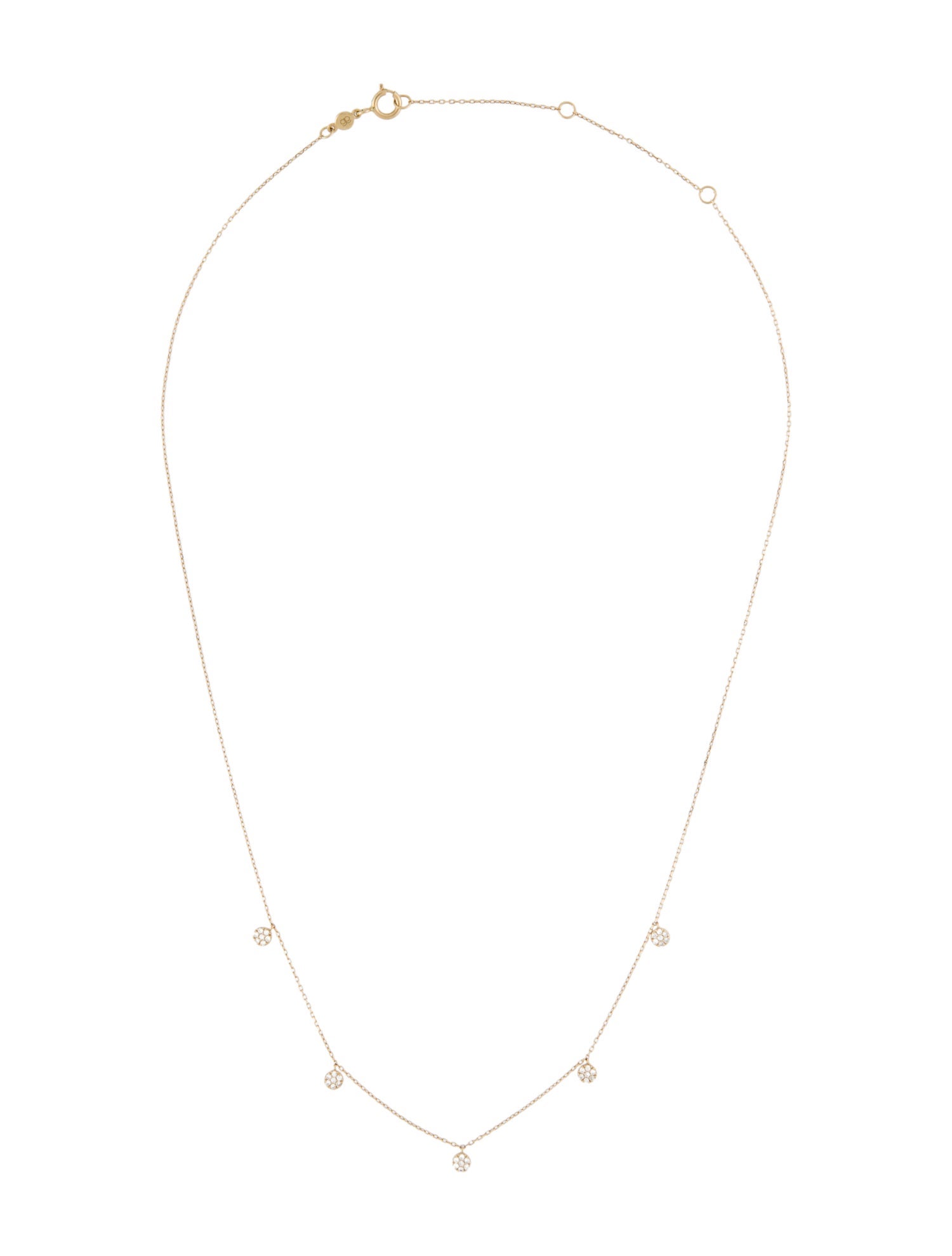 Gorjana 14K Diamond Pavé Flutter Necklace