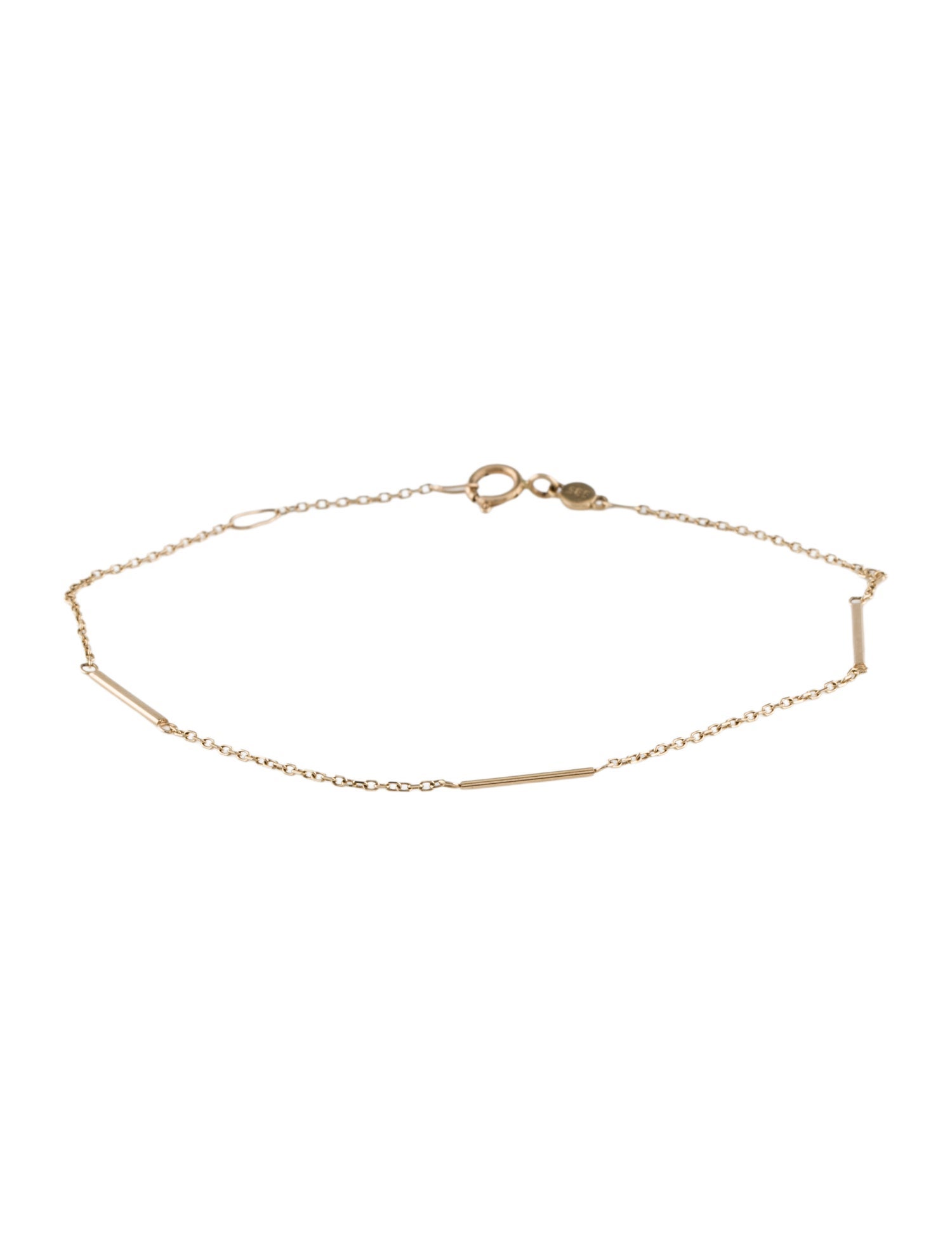 Gorjana 14k Bar Chain Link Bracelet
