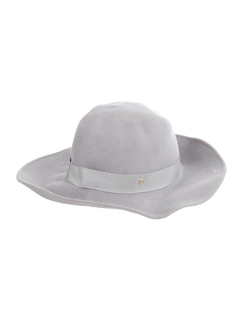 Helen Kaminski Felt Fedora Hat Grey