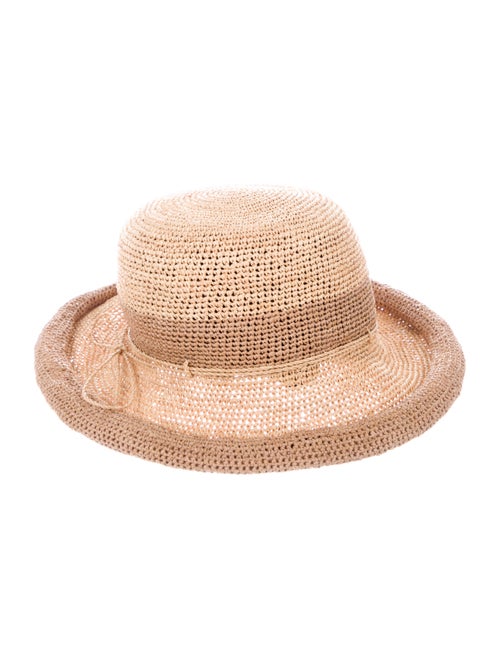 Helen Kaminski Woven Raffia Hat Tan