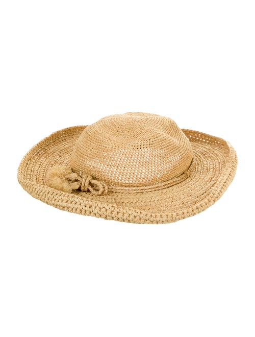 Helen Kaminski Raffia Woven Hat Tan