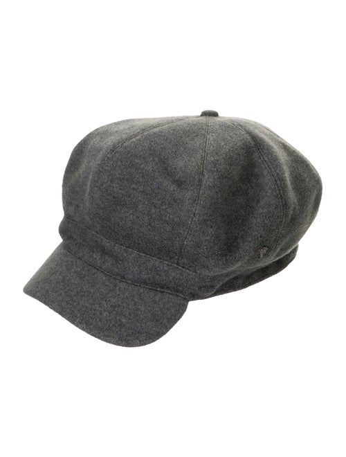 Helen Kaminski Wool-Blend Newsboy Hat Grey