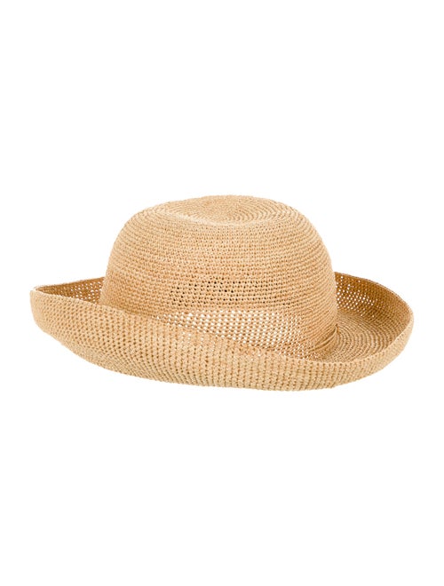 Helen Kaminski Raffia Fedora Hat Tan