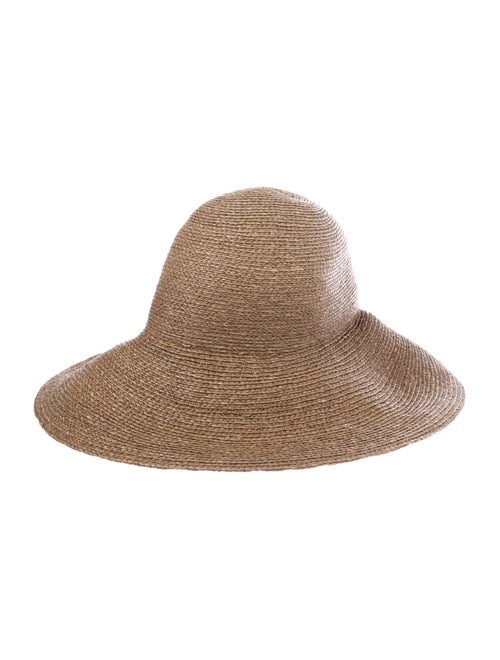 Helen Kaminski Raffia Wide Woven Hat Tan