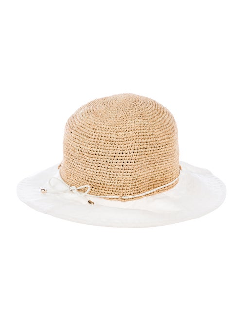 Helen Kaminski Raffia Bucket Hat Tan