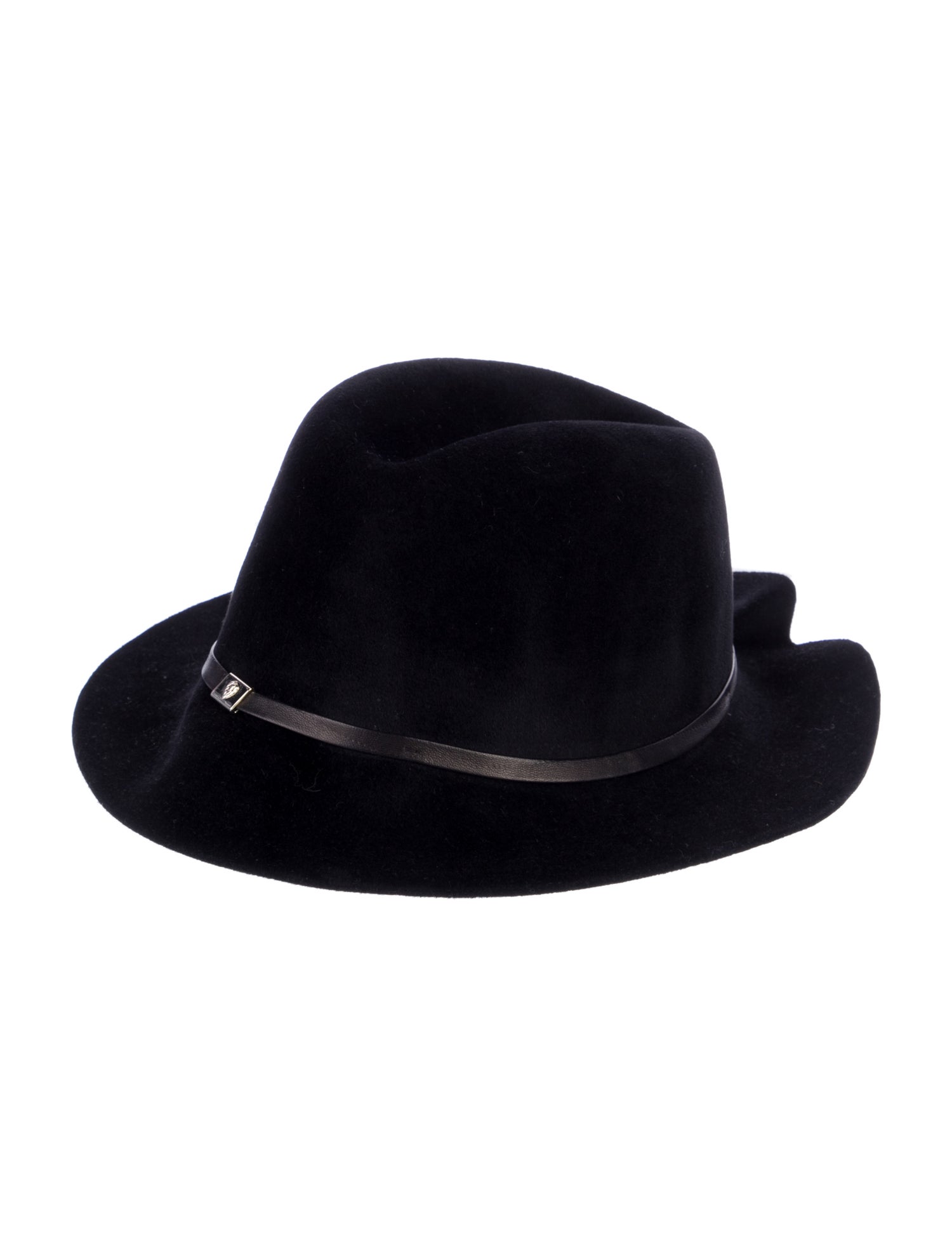 Helen Kaminski Black suede fedora