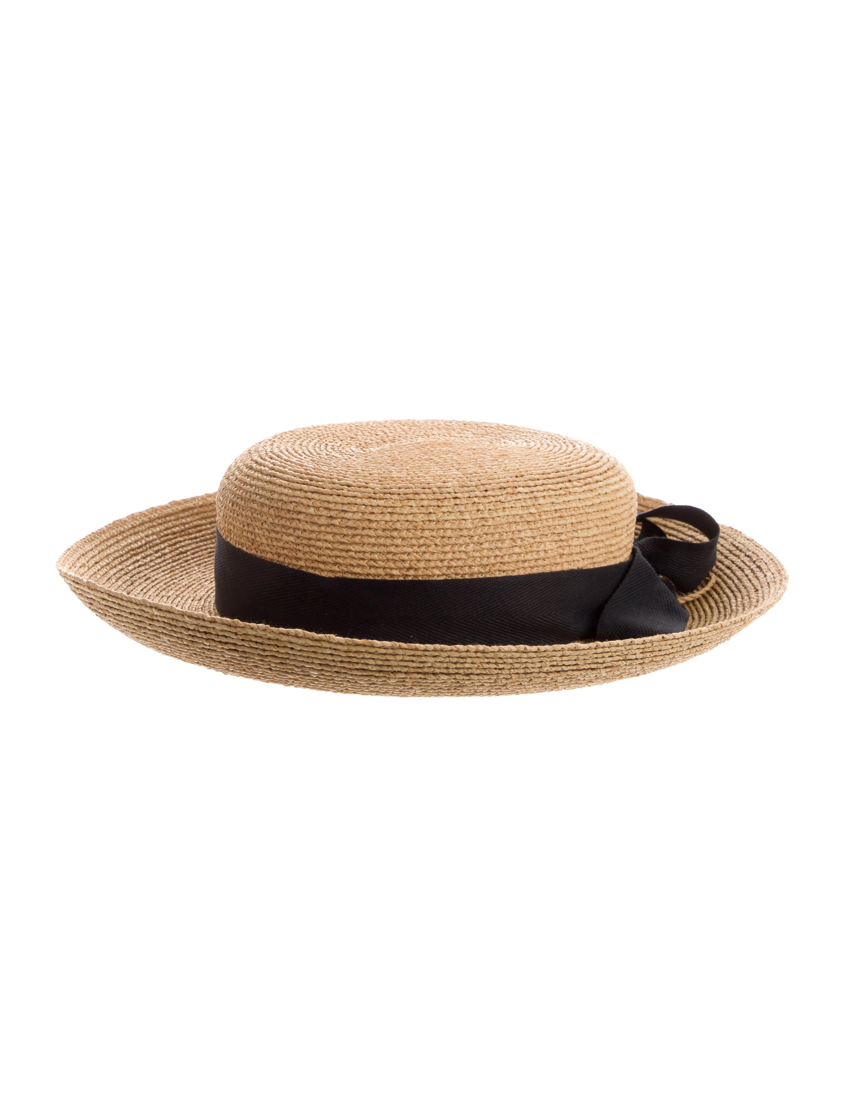 Helen Kaminski Straw Woven Fedora Hat