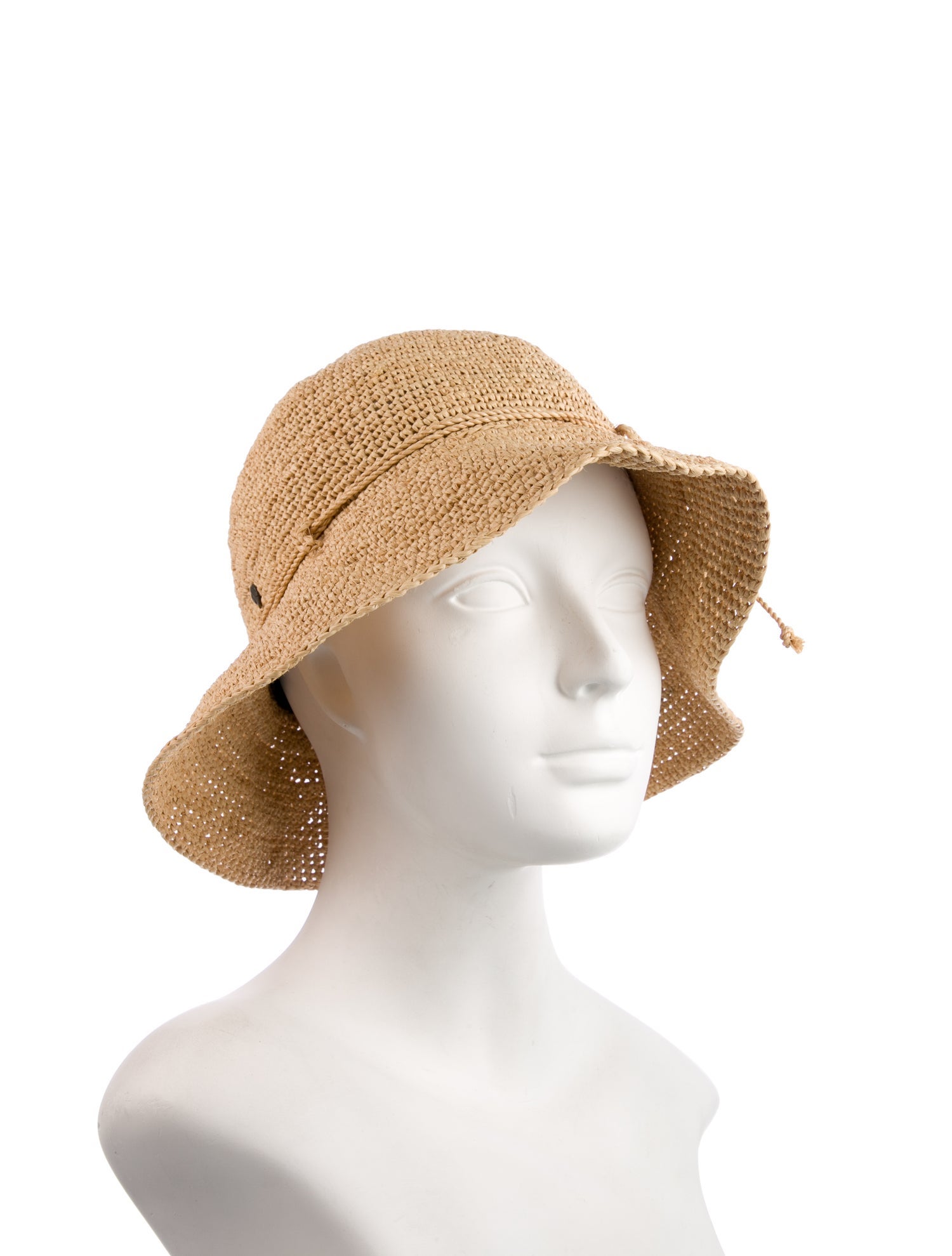 Helen Kaminski Raffia Woven Bucket Hat