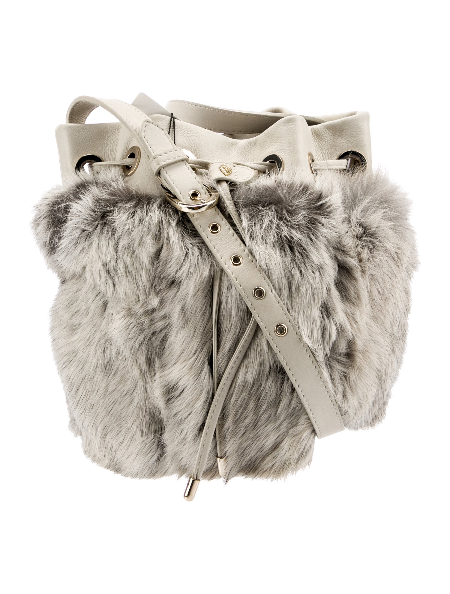 Helen Kaminski Fur Bucket Bag