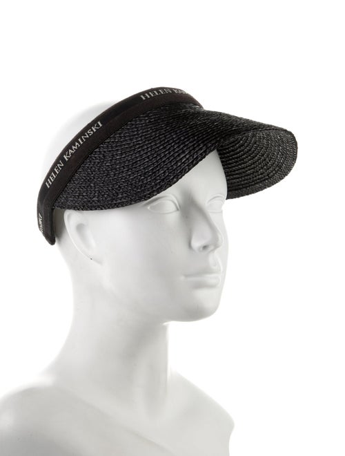 Helen Kaminski Raffia Slide On Visor
