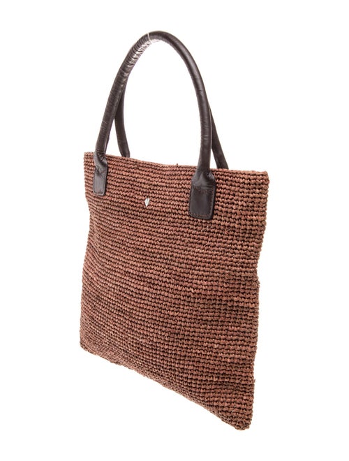 Helen Kaminski Raffia Top Handle Bag