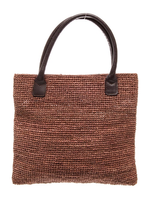 Helen Kaminski Raffia Top Handle Bag