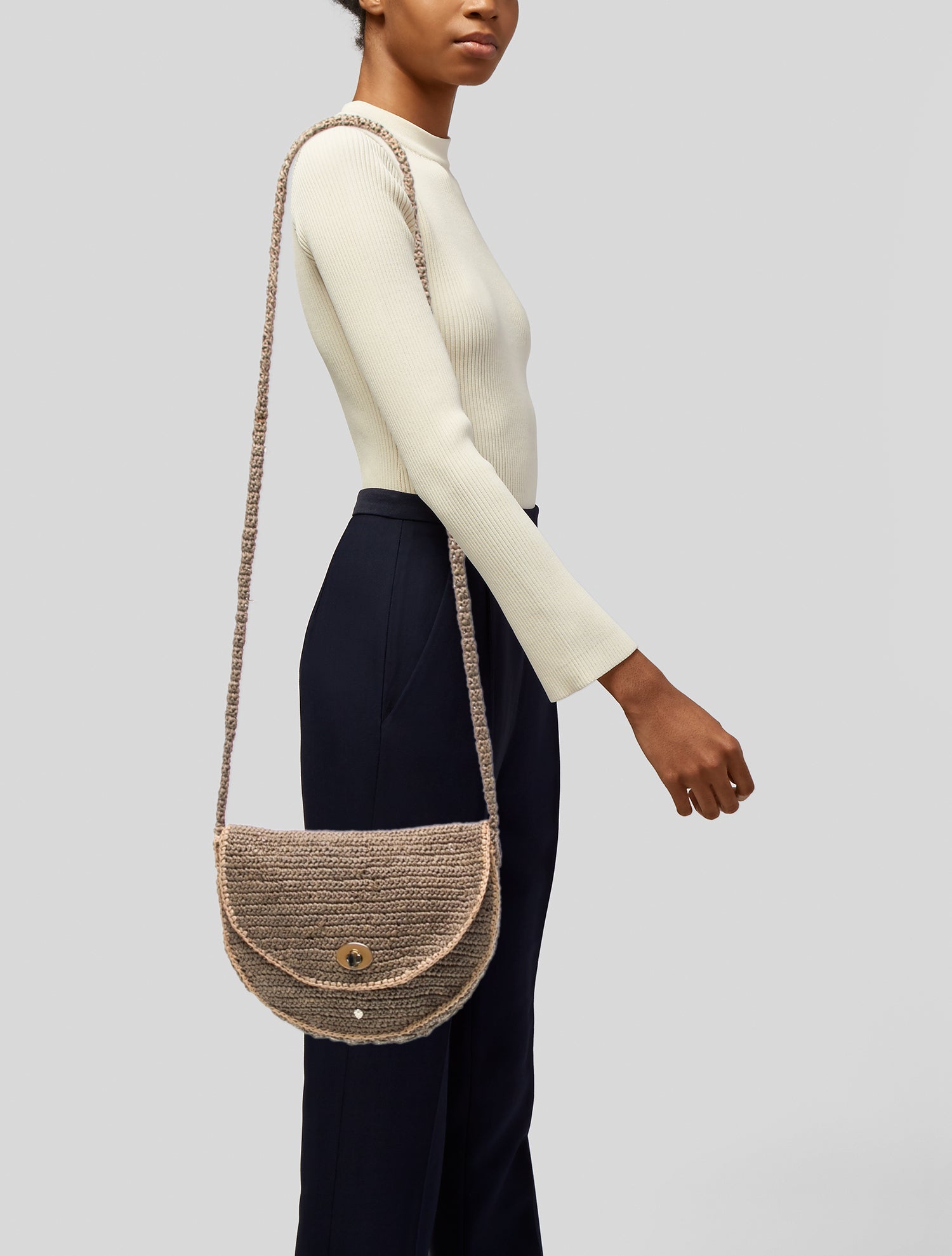 Helen Kaminski Raffia Crossbody Bag