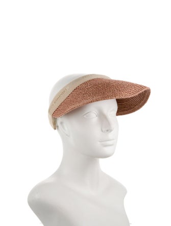 Helen Kaminski raffia visor hat
