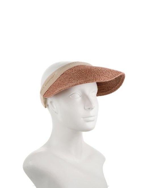 Helen Kaminski raffia visor hat