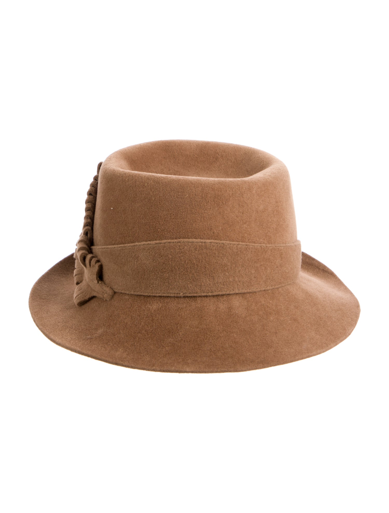 Helen Kaminski Embroiled Formed Felt Fedora Hat