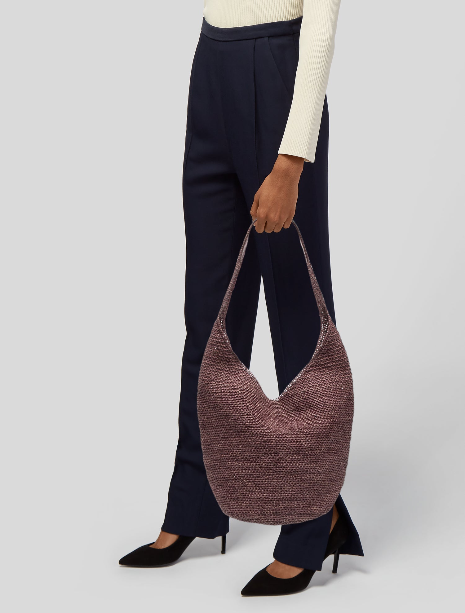 Helen Kaminski Raffia Shoulder Bag