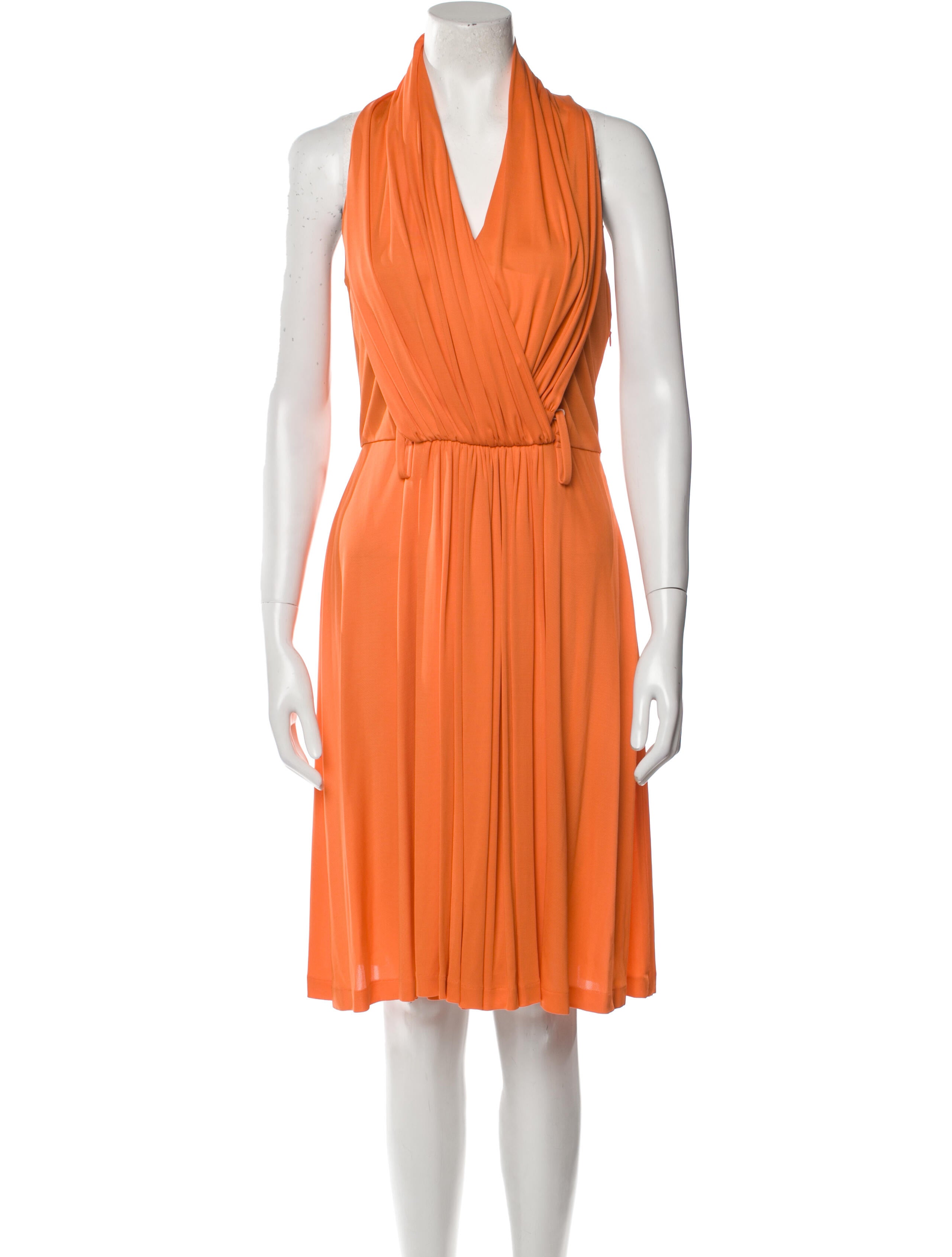 Iceberg V-Neck Knee-Length Dress w/ Tags