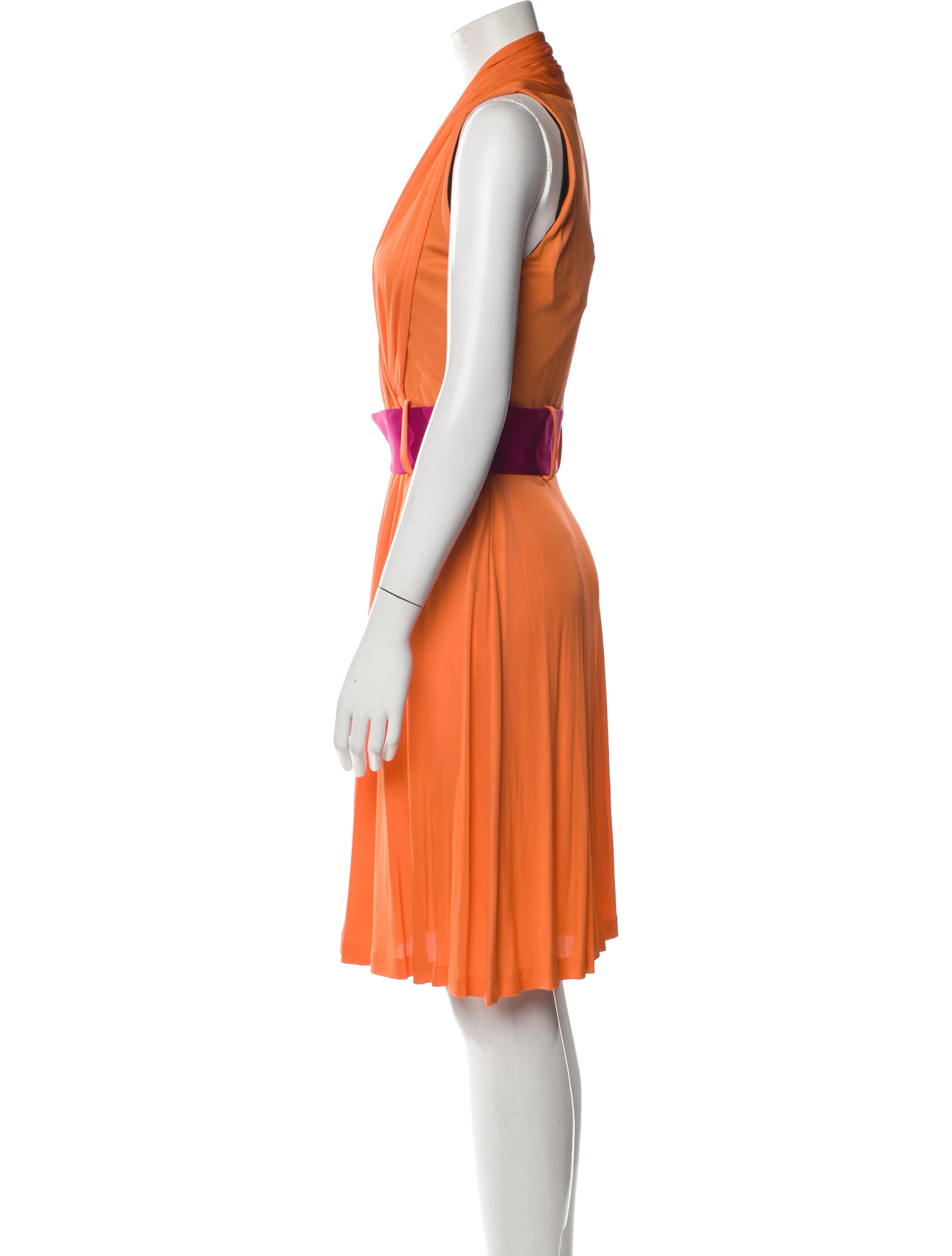 Iceberg V-Neck Knee-Length Dress w/ Tags
