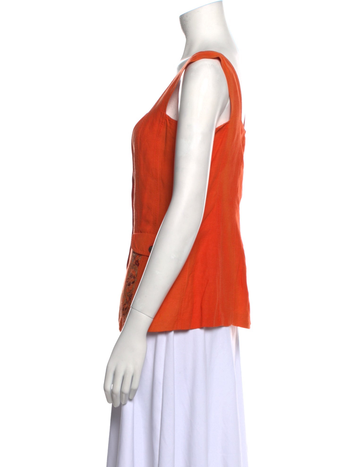 Iceberg Square Neckline Sleeveless Top