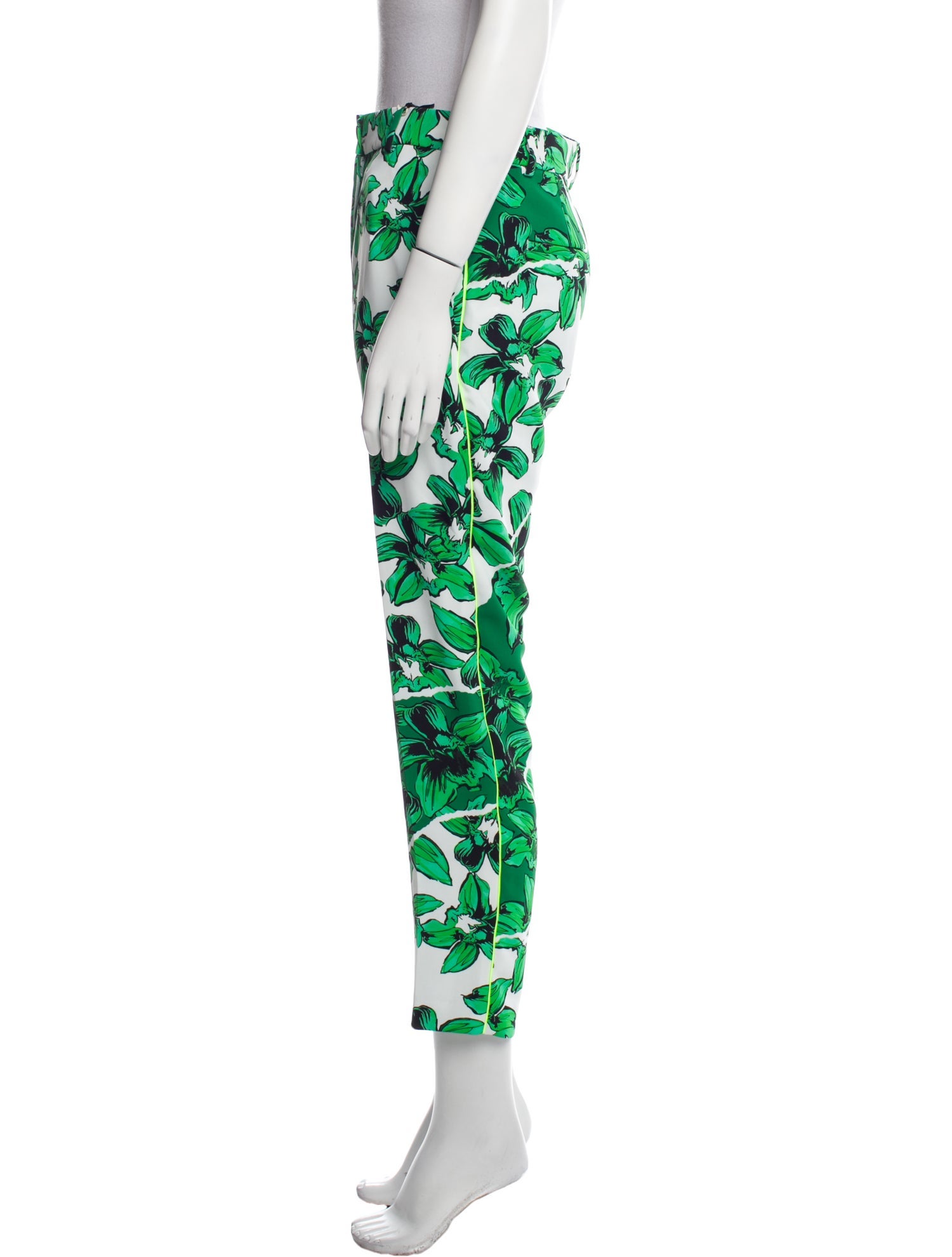 Iceberg Floral Print Skinny Leg Pants