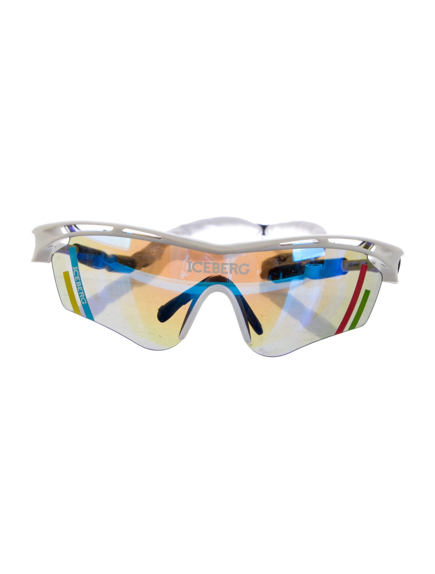 Iceberg Shield Mirrored Sunglasses