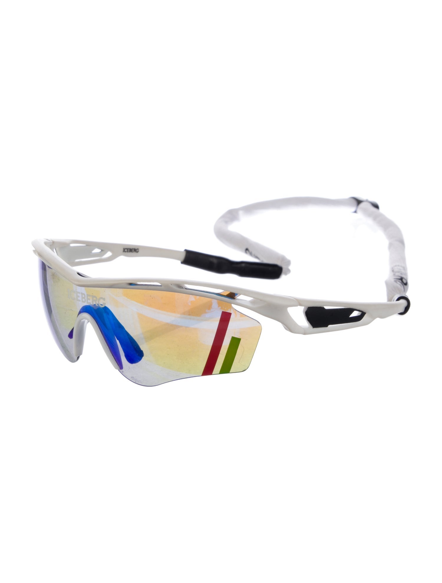 Iceberg Shield Mirrored Sunglasses