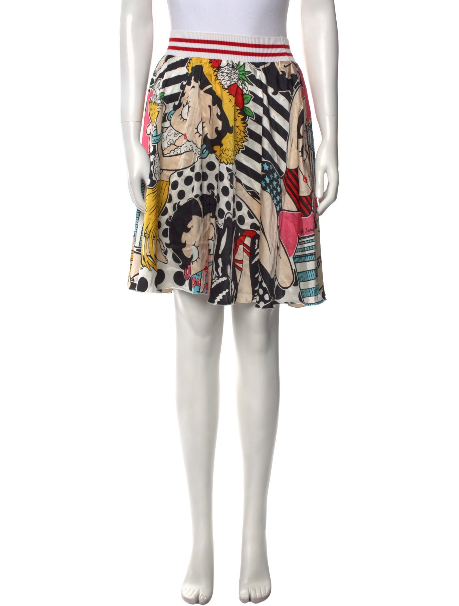 Iceberg Silk Knee-Length Skirt