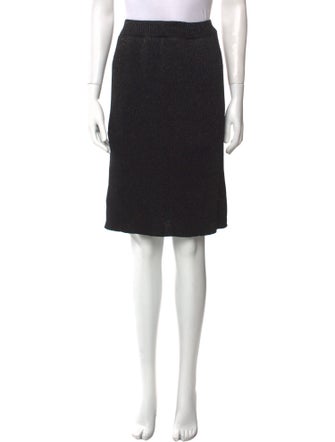Iceberg Wool Knee-Length Skirt