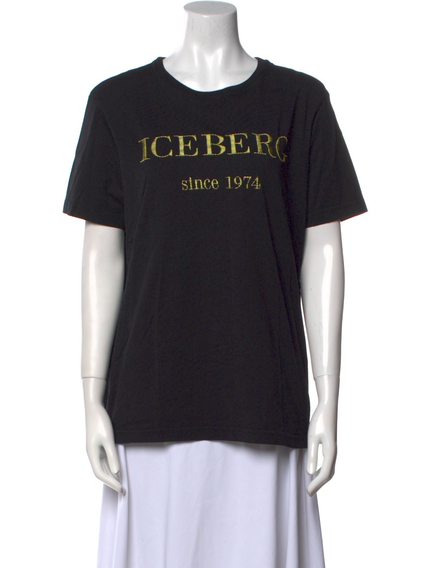 Iceberg Graphic Print Crew Neck T-Shirt