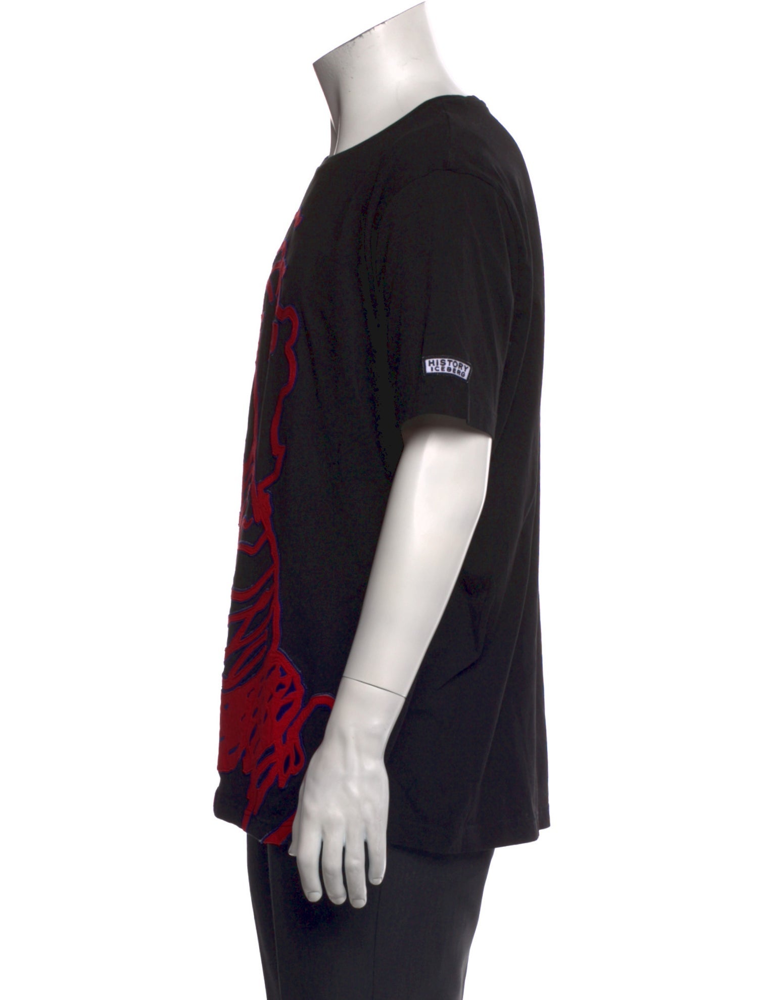 Iceberg Graphic Print Crew Neck T-Shirt