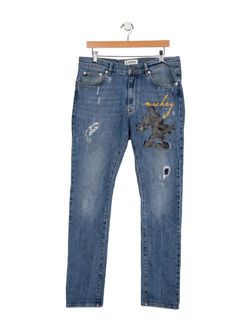 Iceberg Mid-Rise Straight Leg Jeans