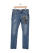 Iceberg Mid-Rise Straight Leg Jeans