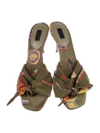 Iceberg Suede Printed Slides