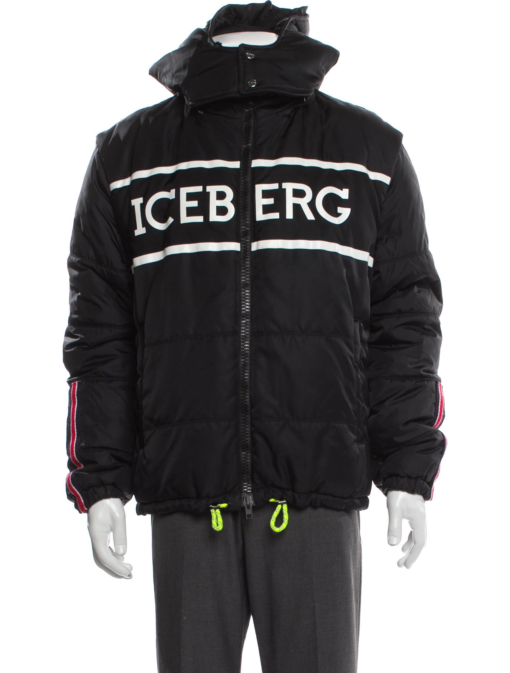 Iceberg Graphic Print Puffer Coat