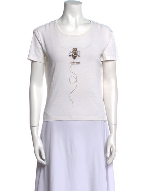 Iceberg Graphic Print Scoop Neck T-Shirt