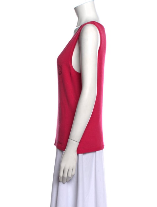 Iceberg Silk Scoop Neck Top
