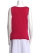 Iceberg Silk Scoop Neck Top