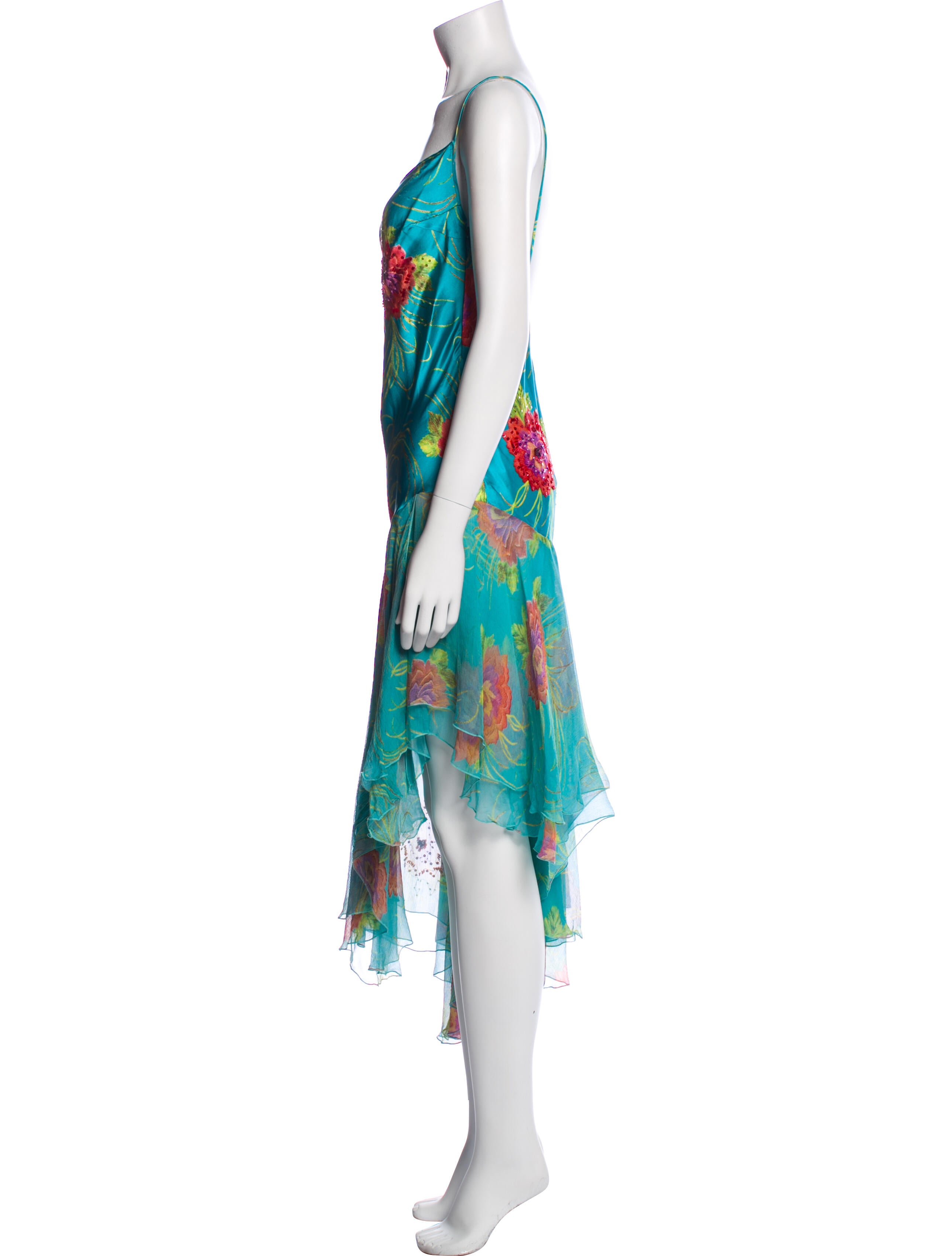 Iceberg Silk Long Dress