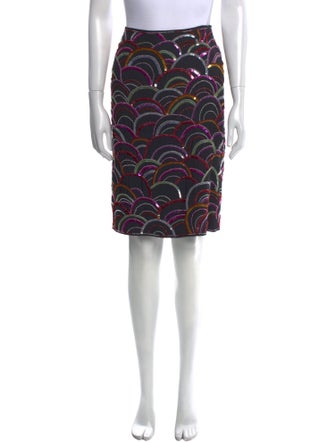 Iceberg Printed Knee-Length Skirt