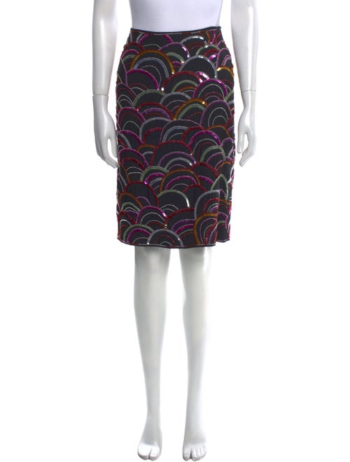 Iceberg Printed Knee-Length Skirt